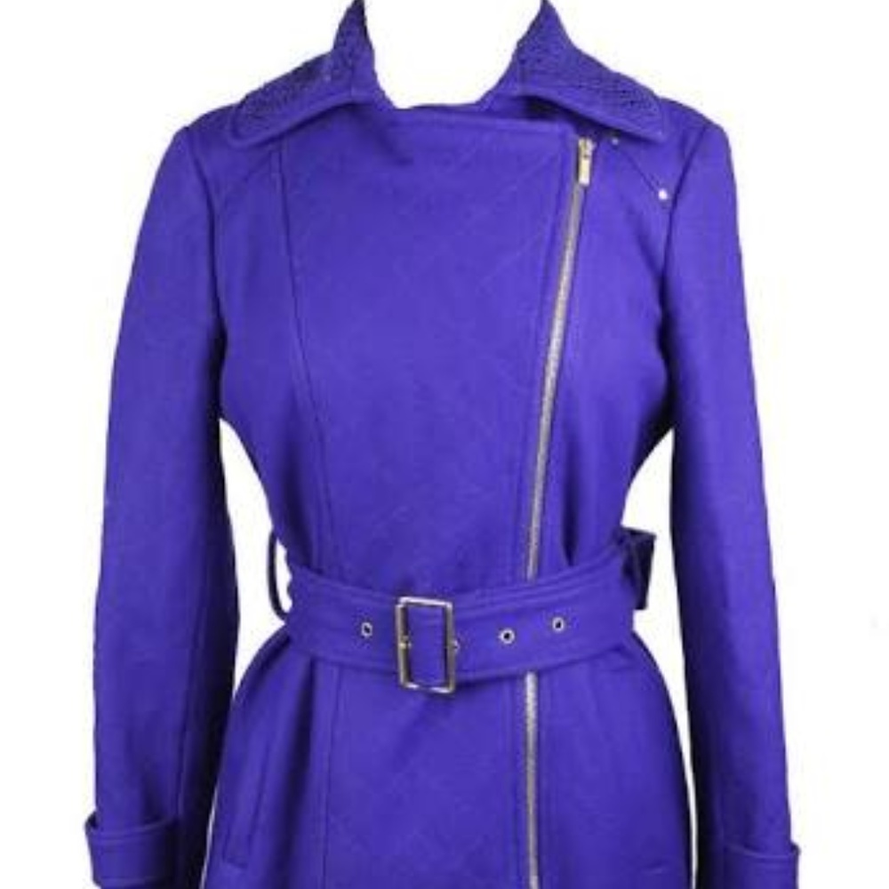 Kenneth Cole belted jacket